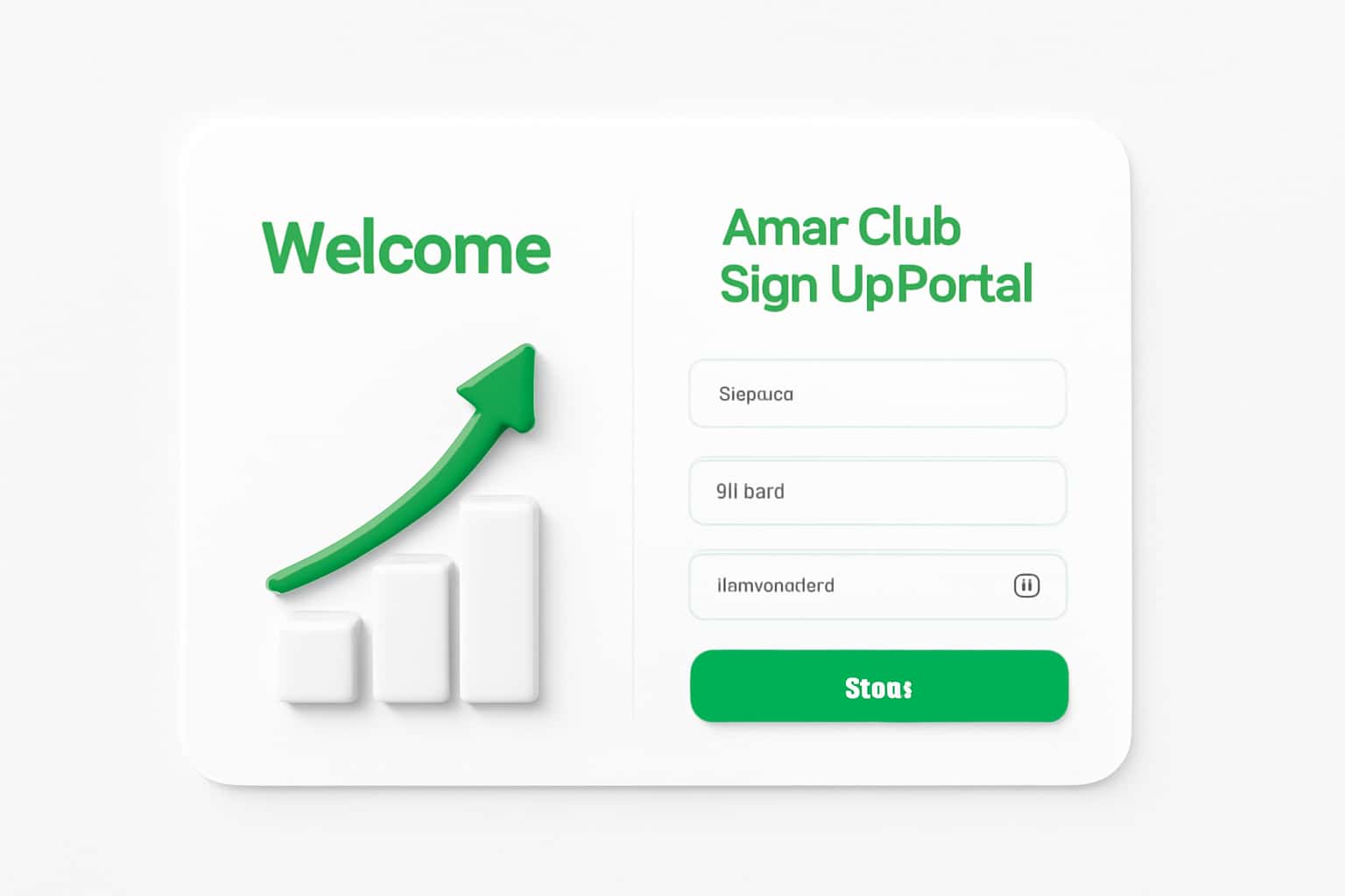Amar Club Sign Up Portal Interface
