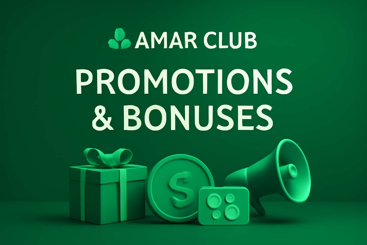 An informational scene depicting Amar Club Promotions & Bonuses with modern design elements.